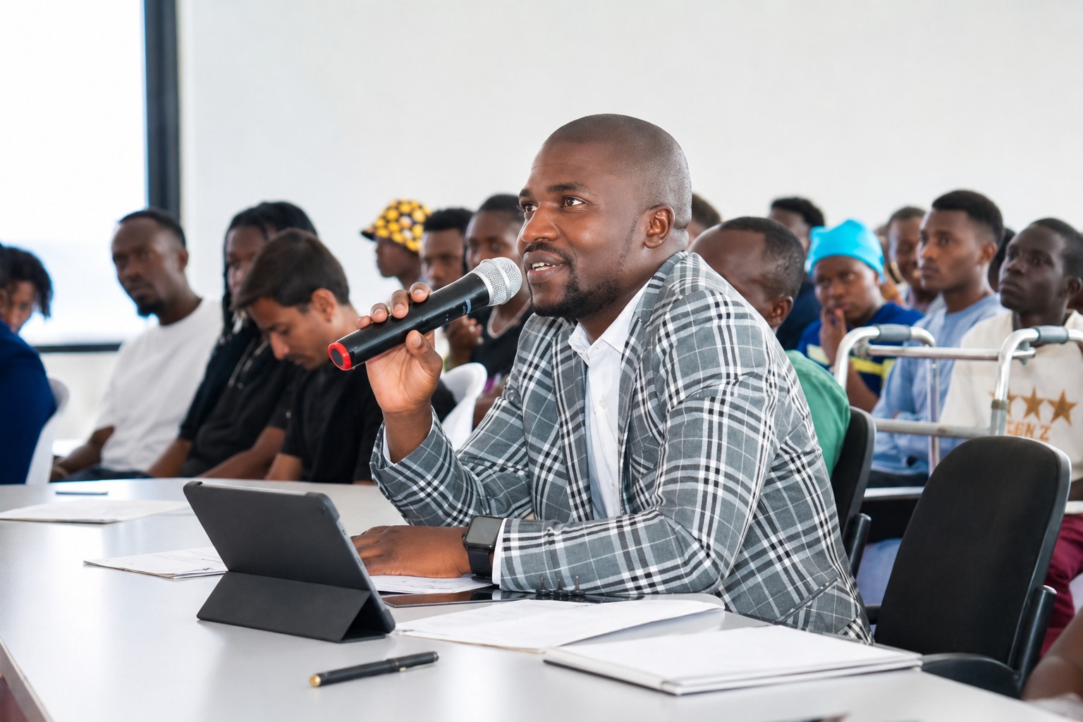 Cyber security judge at Africa Tech Space, Nakuru